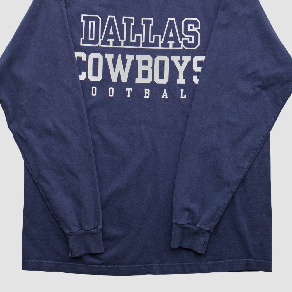 Dallas Cowboys Reebok 2000s Long Sleeve T-shirt - Navy Vintage cheap