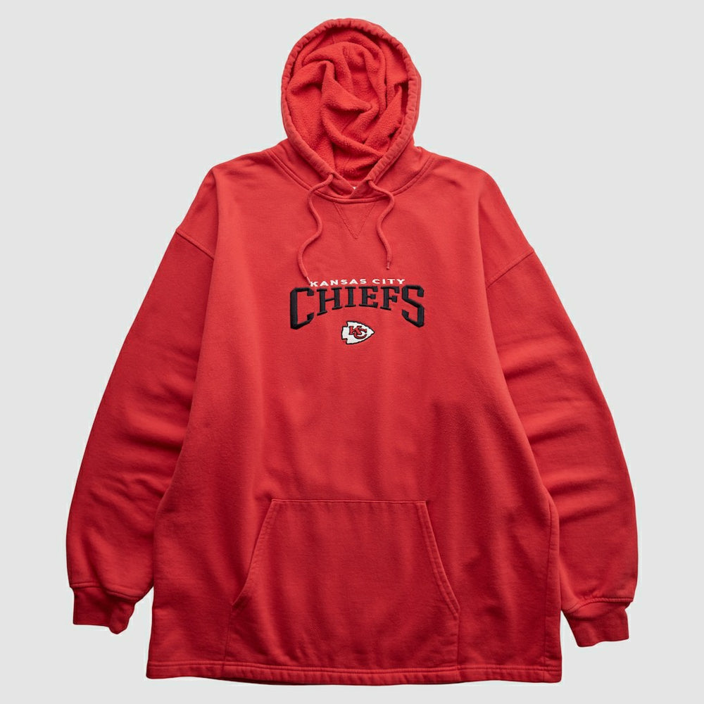 Kansas City Chiefs NFL 2000s Hooded Pullover Sweatshirt - Red Vintage on sale