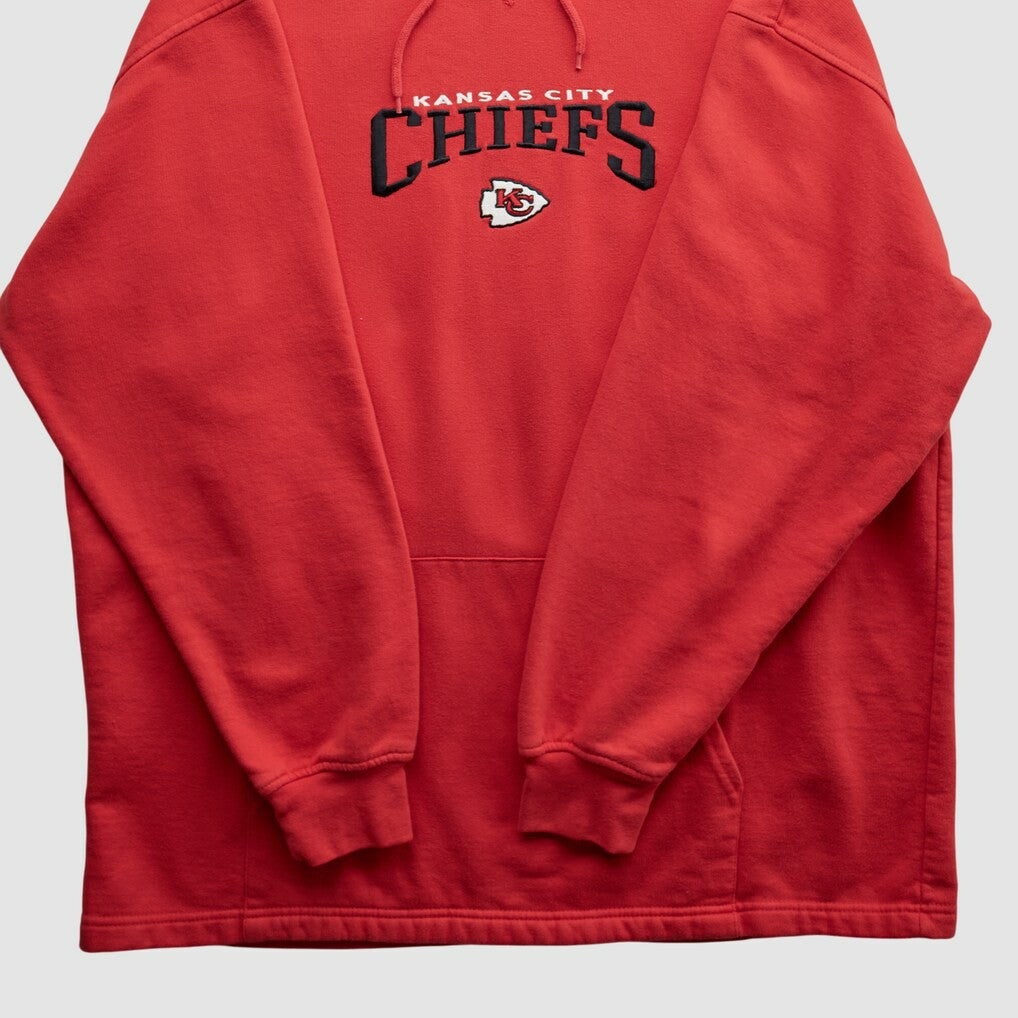 Kansas City Chiefs NFL 2000s Hooded Pullover Sweatshirt - Red Vintage on sale