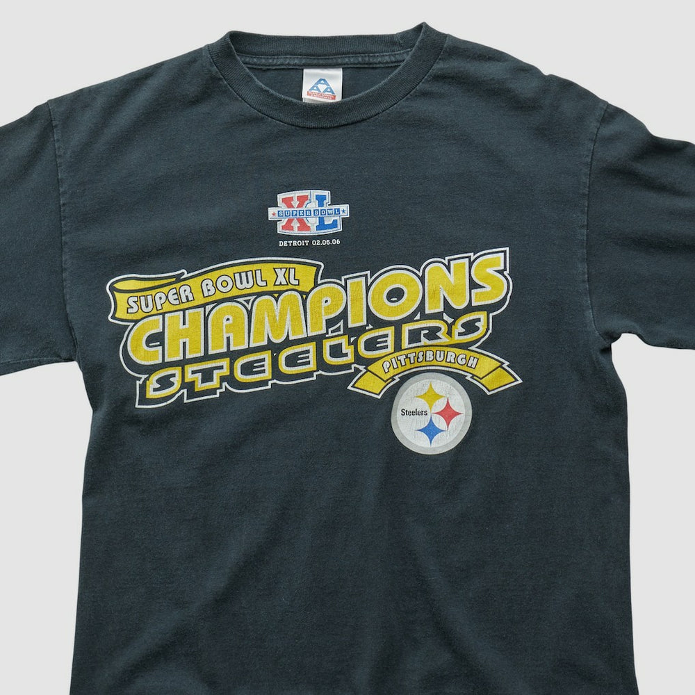 Pittsburgh Steelers Alstyle 2006 Long Sleeve T-shirt - Black Vintage cheap