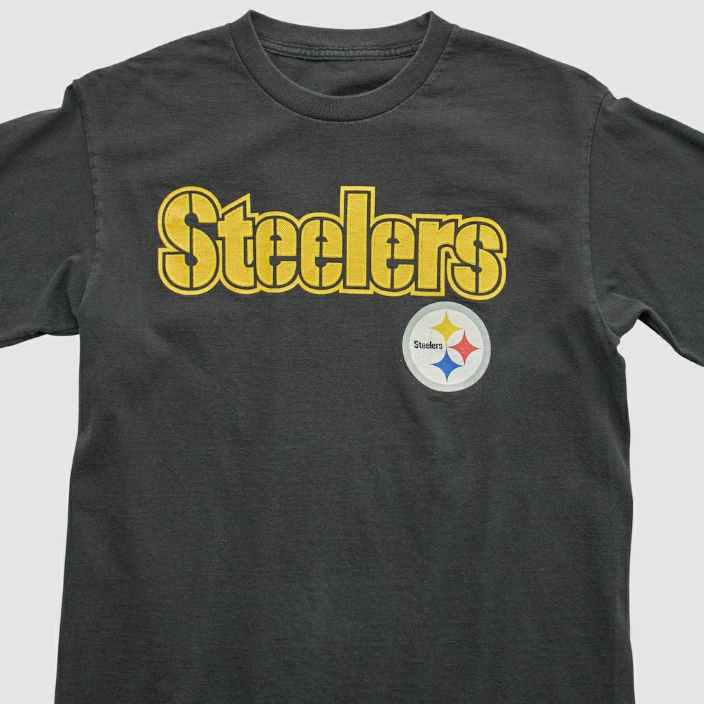 Pittsburgh Steelers 2000s Long Sleeve T-shirt - Black Vintage sale