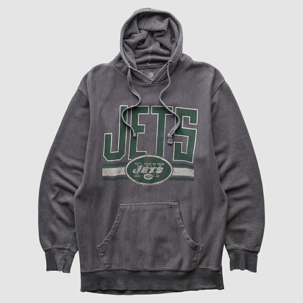 New York Jets NFL 2010s Hooded Pullover Sweatshirt - Dark Heather Gray Vintage online