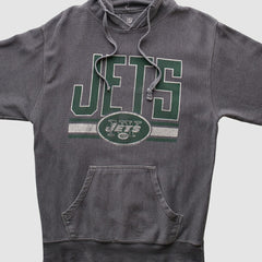 New York Jets NFL 2010s Hooded Pullover Sweatshirt - Dark Heather Gray Vintage online