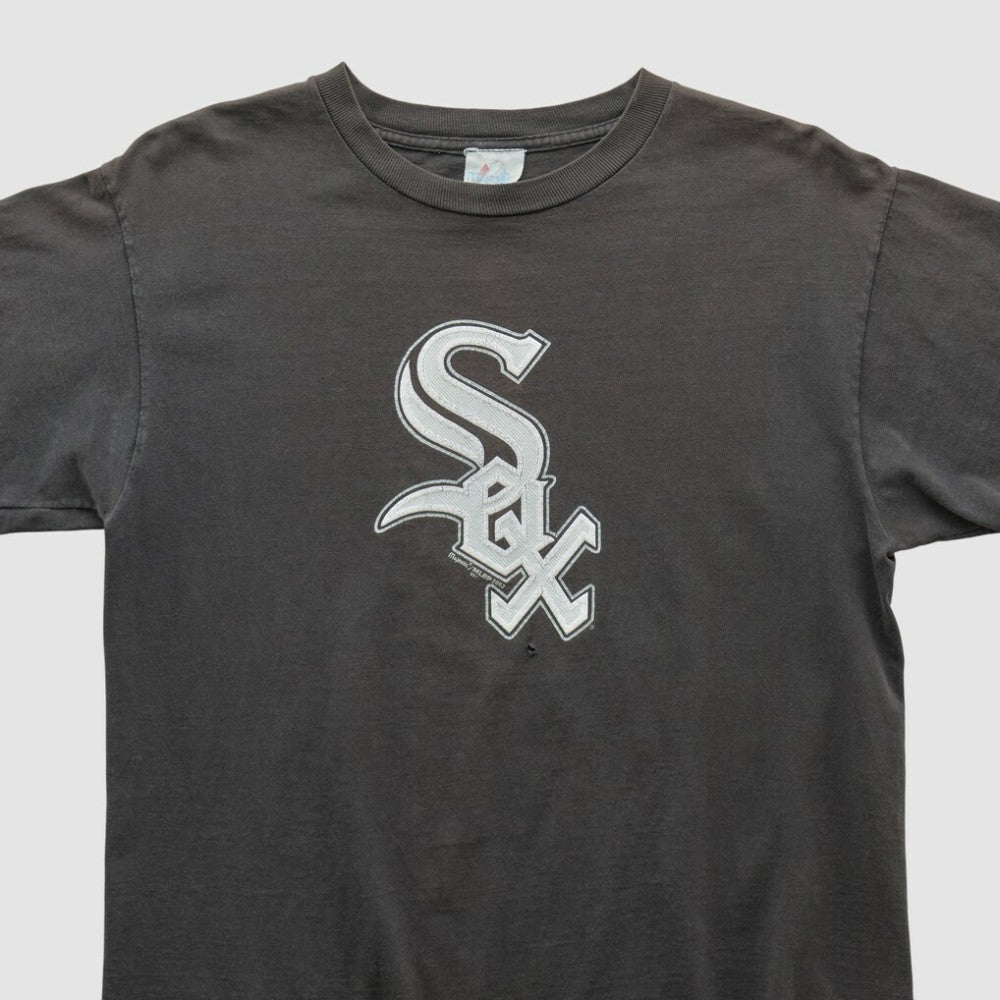 Chicago White Sox Majestic 2000s T-shirt - Black Vintage