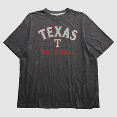 Texas Rangers MLB 2000s T-shirt - Dark Heather Gray Vintage