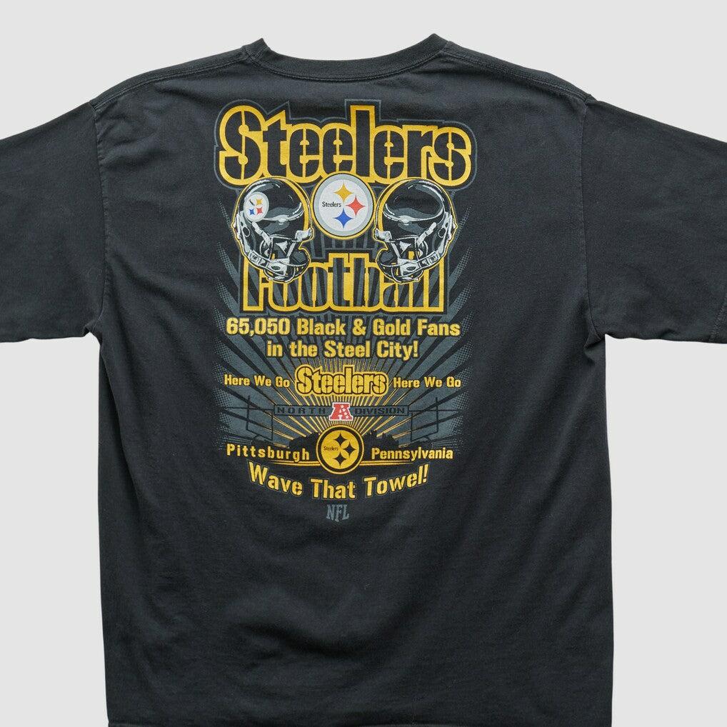 Pittsburgh Steelers Team Edition Apparel 2010s T-shirt - Black Vintage on sale