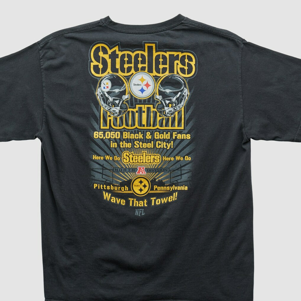 Pittsburgh Steelers Team Edition Apparel 2010s T-shirt - Black Vintage on sale