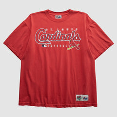 St. Louis Cardinals Majestic 2000s T-shirt - Red Vintage