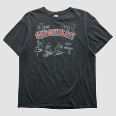 Cincinnati Reds Pro Weight 2014 T-shirt - Charcoal Vintage