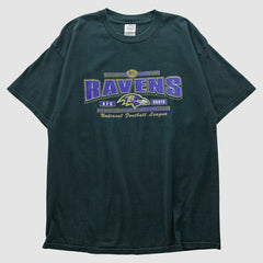 Baltimore Ravens Delta 2000s T-shirt - Green Vintage on sale