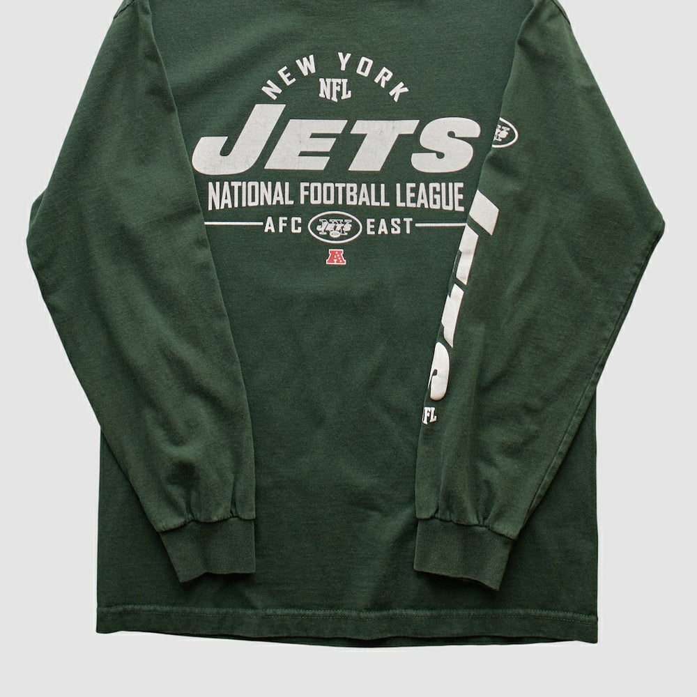 New York Jets Team Edition Apparel 2010s Long Sleeve T-shirt - Green Vintage on sale