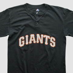San Francisco Giants Majestic 2000s T-shirt - Black Vintage
