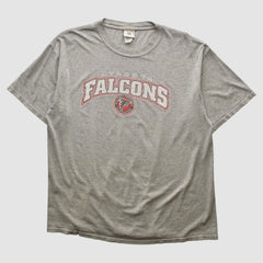 Atlanta Falcons NFL 2000s T-shirt - Heather Gray Vintage on sale