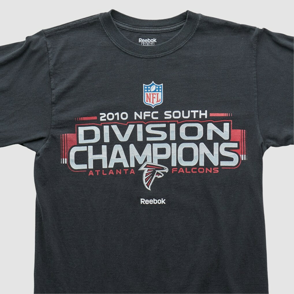 Atlanta Falcons Reebok 2010 Long Sleeve T-shirt - Black Vintage for sale
