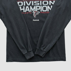 Atlanta Falcons Reebok 2010 Long Sleeve T-shirt - Black Vintage for sale