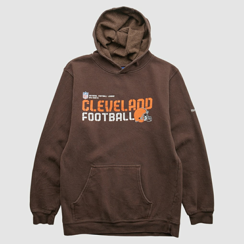 Cleveland Browns Reebok 2000s Hooded Pullover Sweatshirt - Brown Vintage cheap