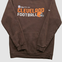 Cleveland Browns Reebok 2000s Hooded Pullover Sweatshirt - Brown Vintage cheap