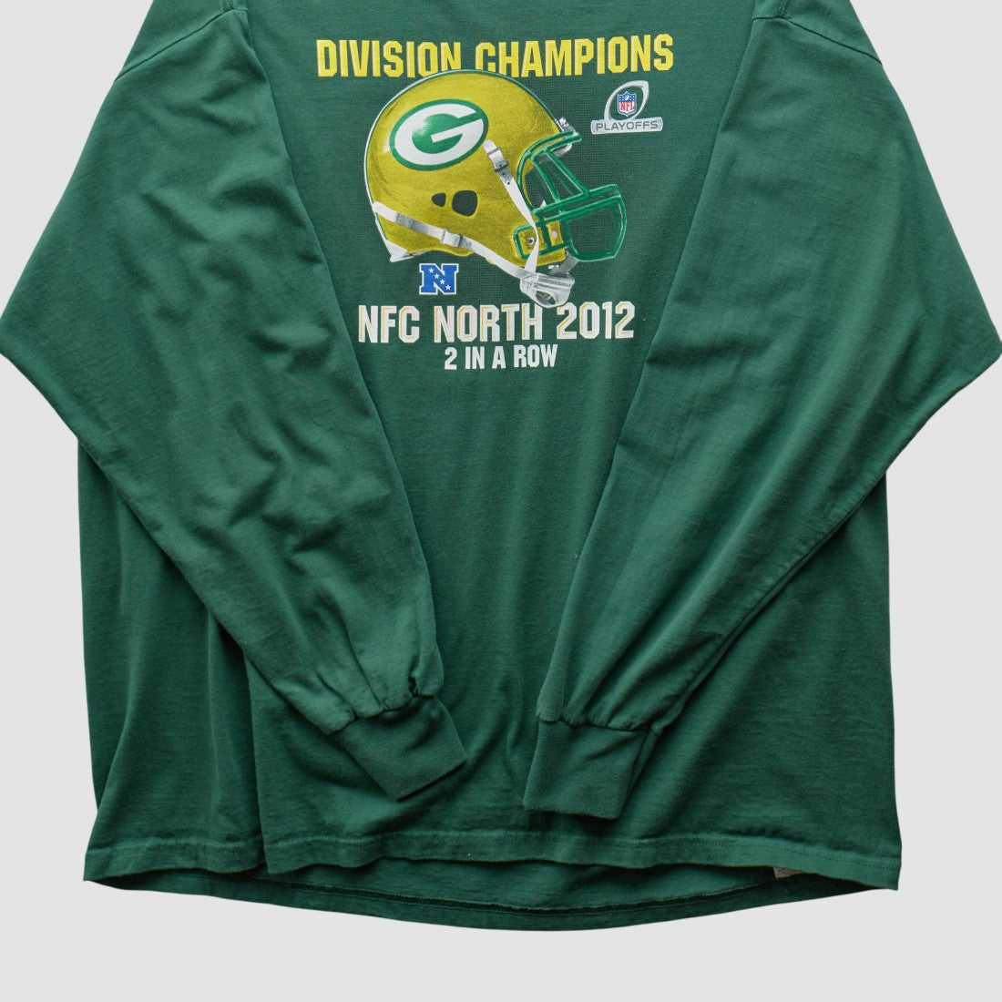 Green Bay Packers Team Edition Apparel 2012 Long Sleeve T-shirt - Green Vintage outlet