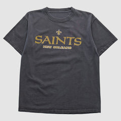 New Orleans Saints 2000s T-shirt - Charcoal Vintage on sale