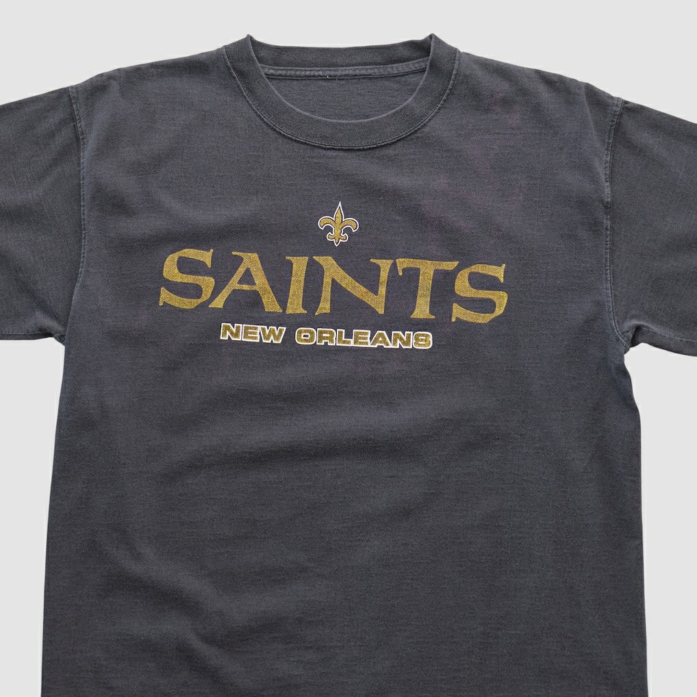 New Orleans Saints 2000s T-shirt - Charcoal Vintage on sale
