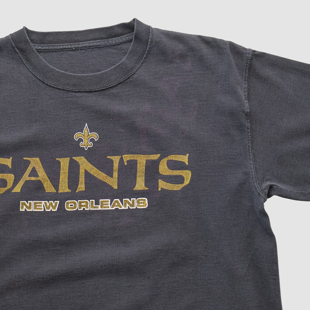 New Orleans Saints 2000s T-shirt - Charcoal Vintage on sale