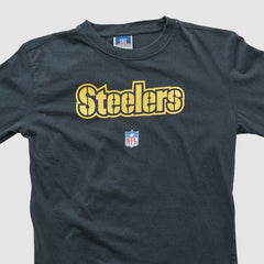Pittsburgh Steelers Reebok 2000s Long Sleeve T-shirt - Black Vintage sale
