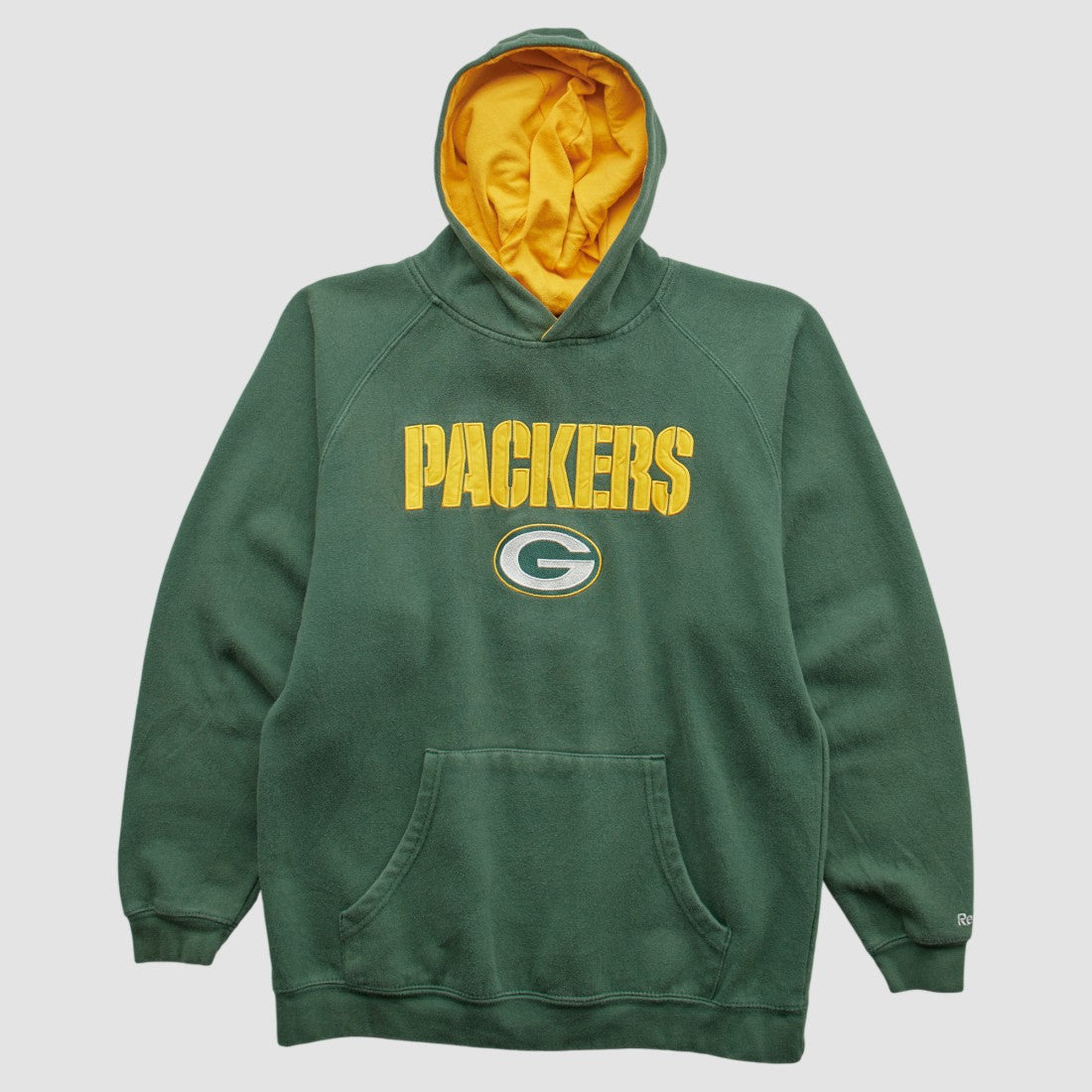 Green Bay Packers Reebok 2000s Hooded Pullover Sweatshirt - Green Vintage cheap
