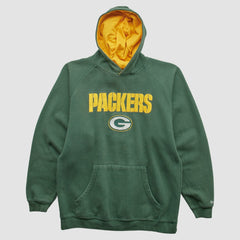 Green Bay Packers Reebok 2000s Hooded Pullover Sweatshirt - Green Vintage cheap