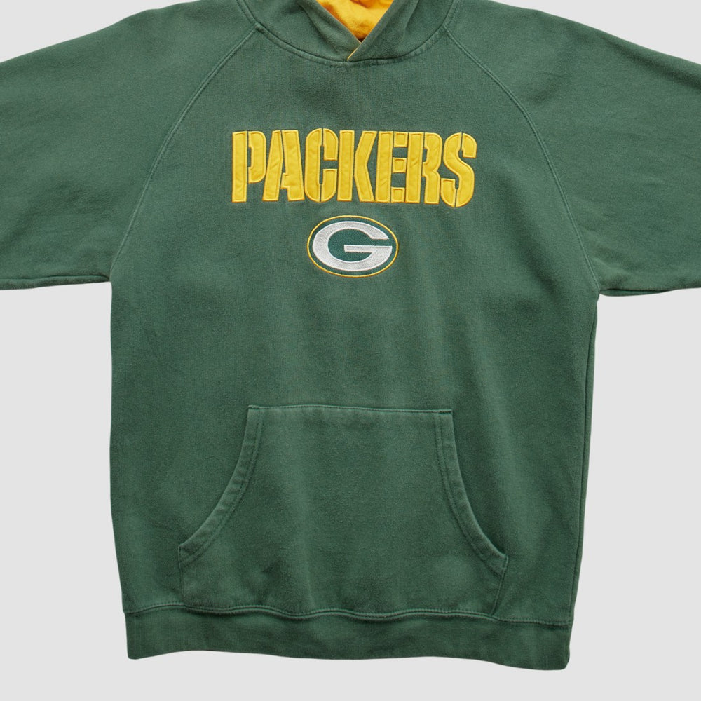 Green Bay Packers Reebok 2000s Hooded Pullover Sweatshirt - Green Vintage cheap