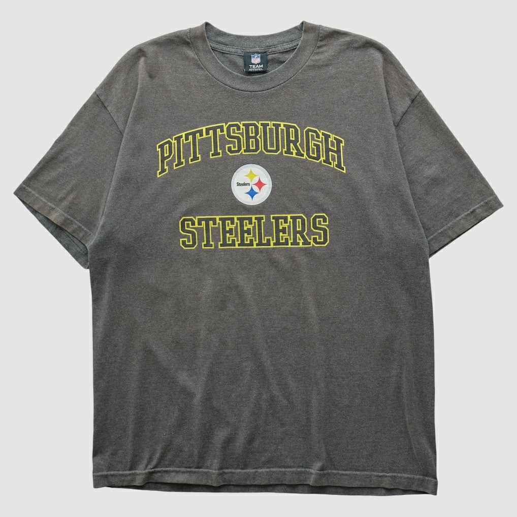 Pittsburgh Steelers NFL 2010s T-shirt - Dark Heather Gray Vintage discount