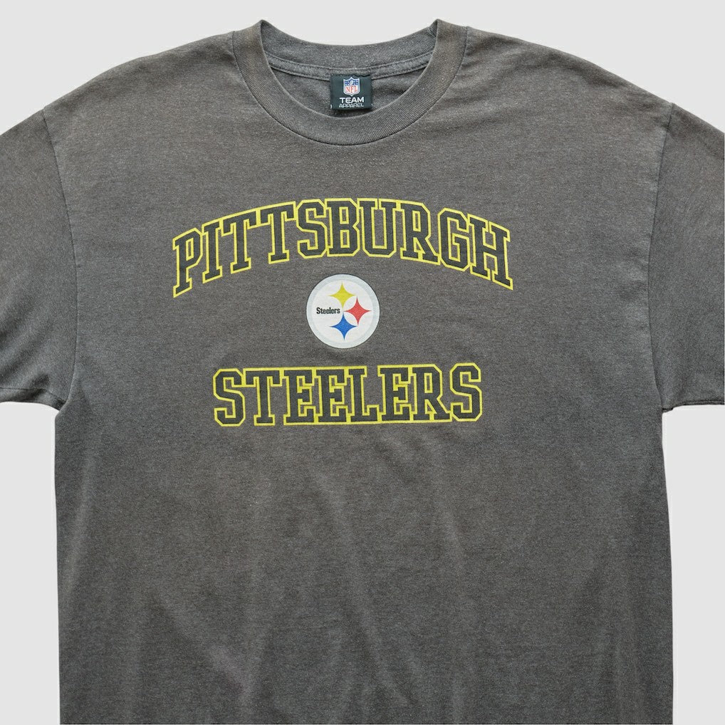 Pittsburgh Steelers NFL 2010s T-shirt - Dark Heather Gray Vintage discount