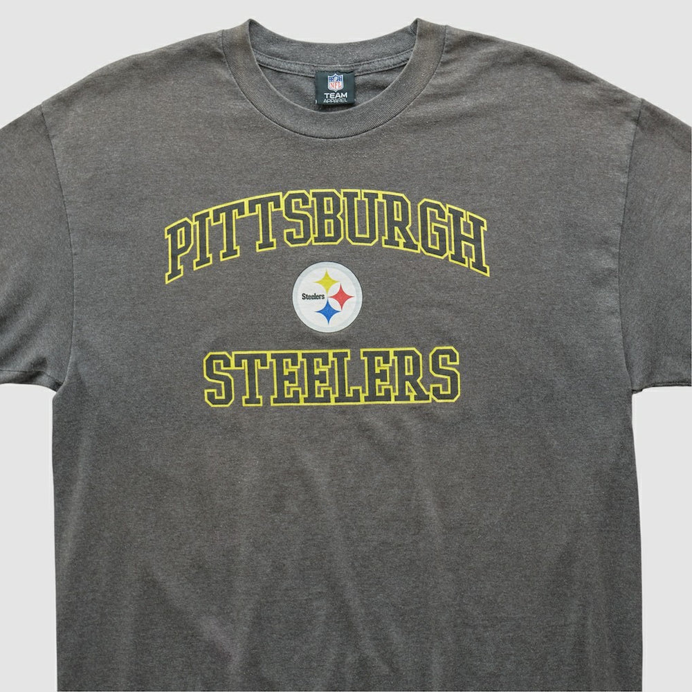 Pittsburgh Steelers NFL 2010s T-shirt - Dark Heather Gray Vintage discount