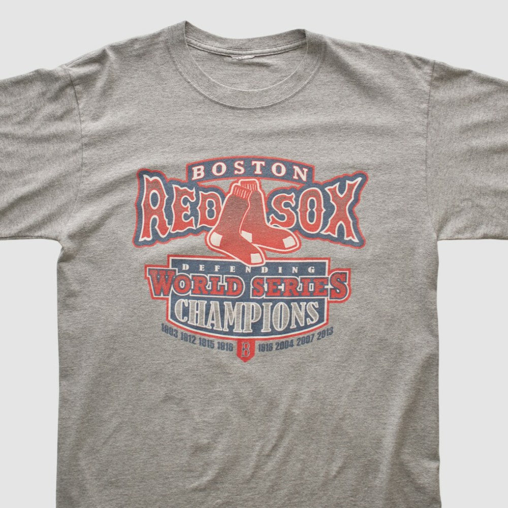 Boston Red Sox 2013 Long Sleeve T-shirt - Heather Gray Vintage