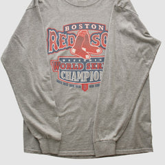 Boston Red Sox 2013 Long Sleeve T-shirt - Heather Gray Vintage