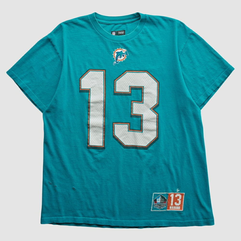 Miami Dolphins Team Edition Apparel 2000s T-shirt - Teal Vintage discount