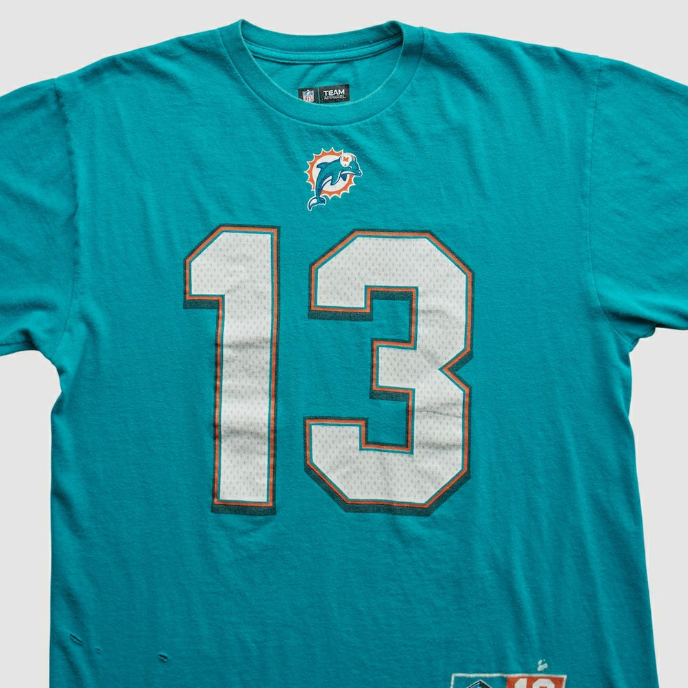 Miami Dolphins Team Edition Apparel 2000s T-shirt - Teal Vintage discount