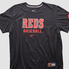 Cincinnati Reds 2010s T-shirt - Black Vintage | Nike
