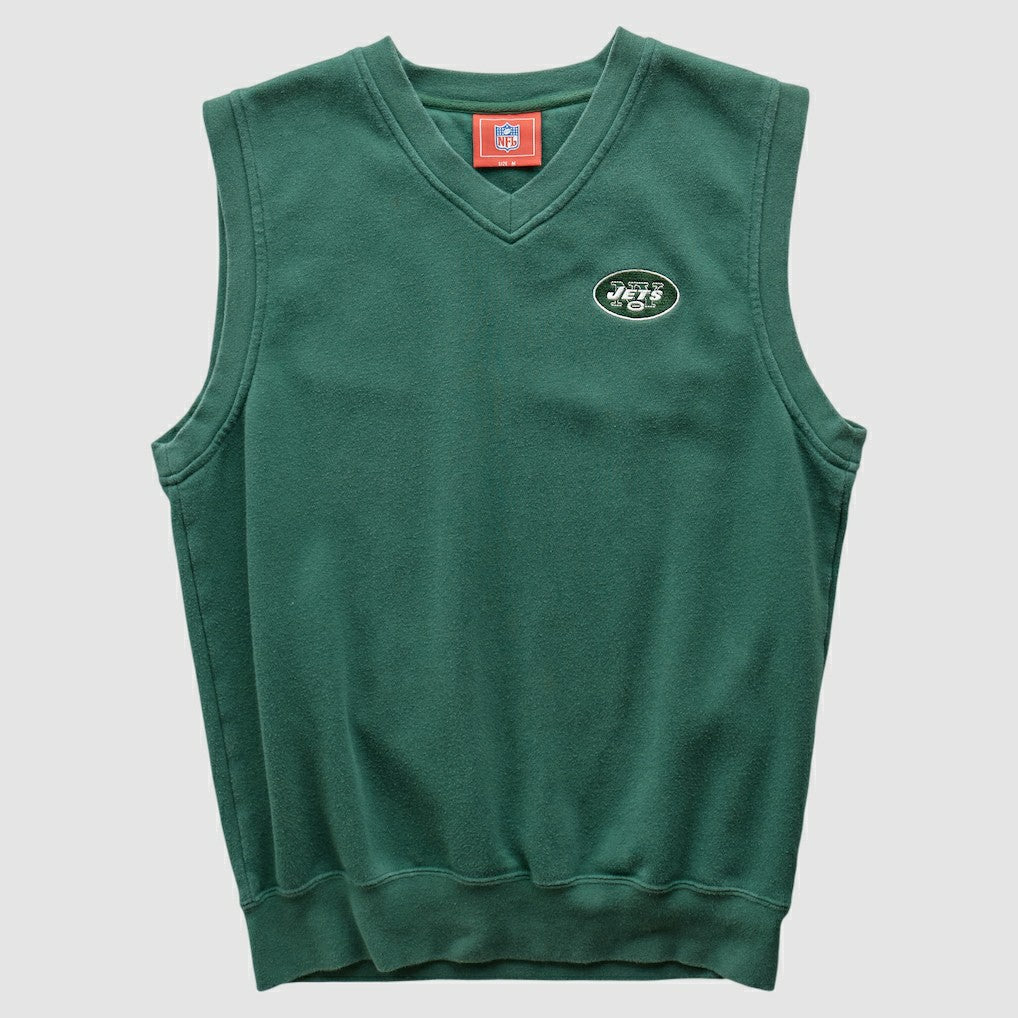 New York Jets NFL 2000s Pullover Sweatshirt - Green Vintage sale