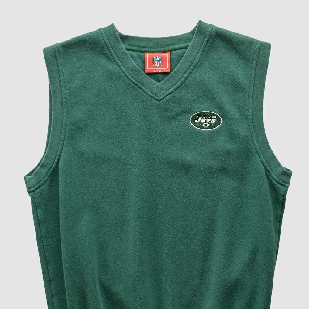 New York Jets NFL 2000s Pullover Sweatshirt - Green Vintage sale
