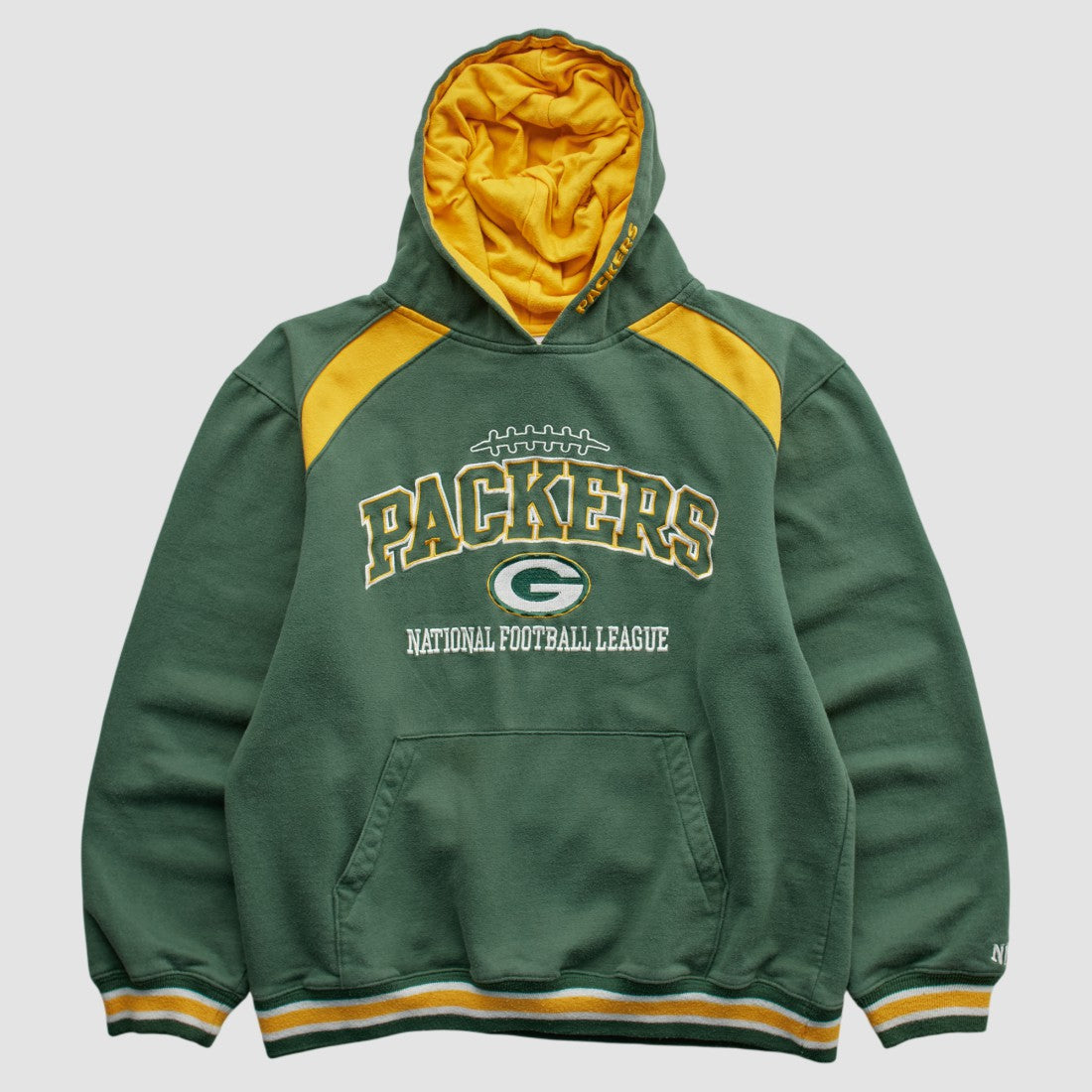 Green Bay Packers NFL 2000s Hooded Pullover Sweatshirt - Green Vintage sale