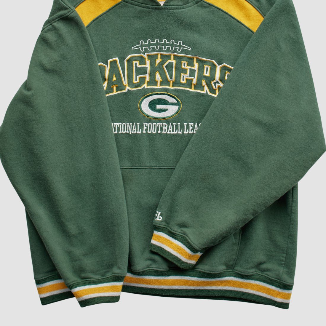Green Bay Packers NFL 2000s Hooded Pullover Sweatshirt - Green Vintage sale