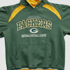 Green Bay Packers NFL 2000s Hooded Pullover Sweatshirt - Green Vintage sale