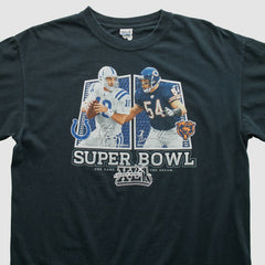 Superbowl XLII Anvil 2008 T-shirt - Black Vintage online