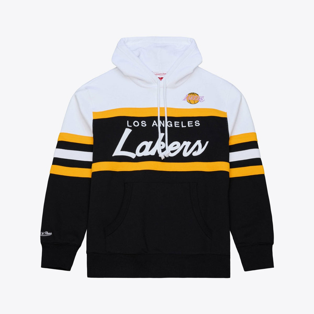 Los Angeles Lakers Head Coach Hoodie - Black | Mitchell & Ness discount