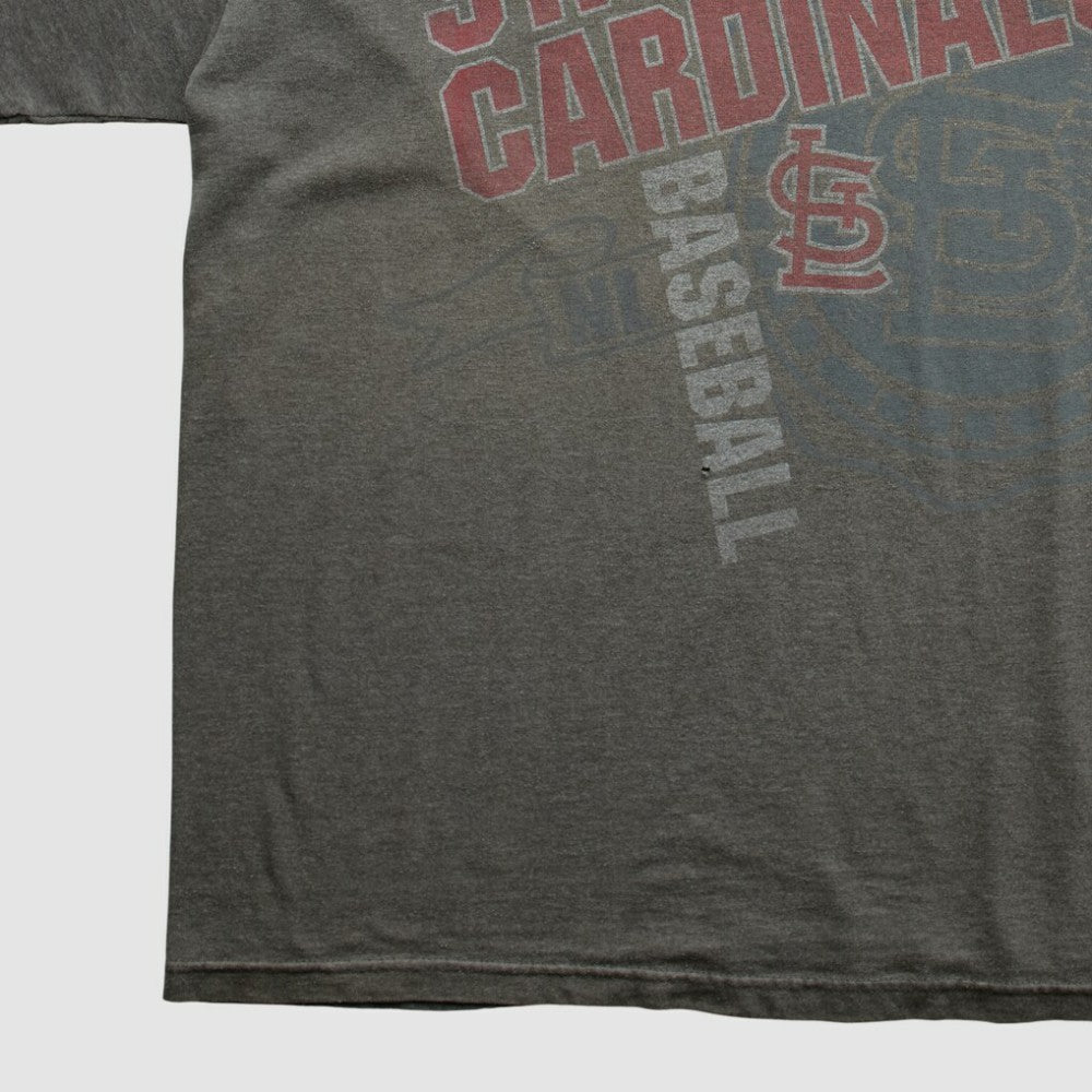 St. Louis Cardinals Genuine Merchandise 2010s T-shirt - Gray Vintage