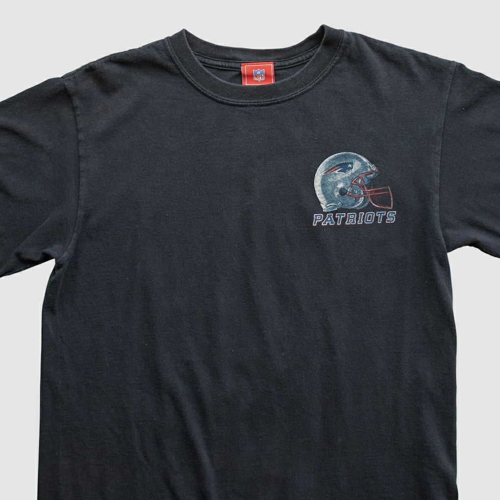 New England Patriots NFL 2010s T-shirt - Black Vintage discount