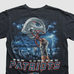 New England Patriots NFL 2010s T-shirt - Black Vintage discount