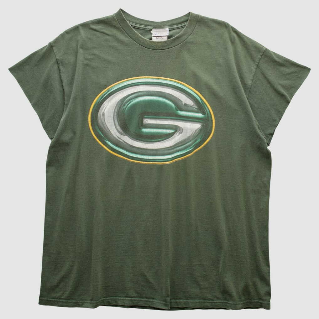 Green Bay Packers Reebok 2000s T-shirt - Green Vintage discount