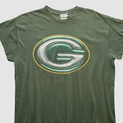 Green Bay Packers Reebok 2000s T-shirt - Green Vintage discount