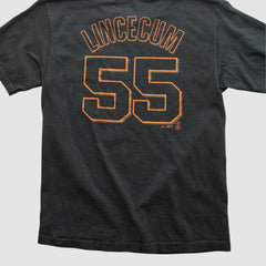 San Francisco Giants Majestic 2009 T-shirt - Black Vintage